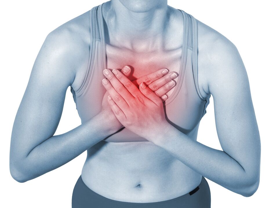 симптомы грудного остеохондроза